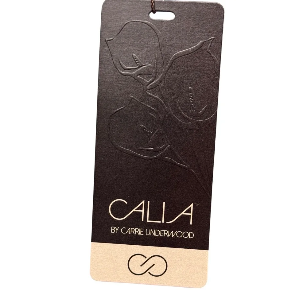 NWT Calia Carrie Underwood 2-in-1 Mesh Shorts Women Medium Gray Mint Havana Boho - Picture 4 of 11